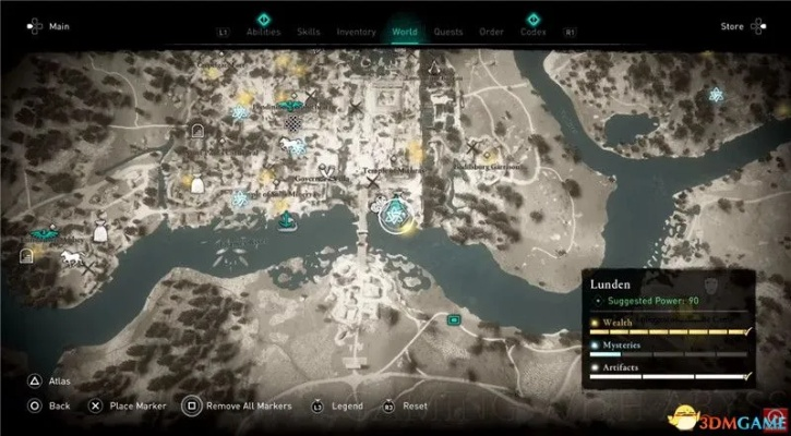 刺客信条英灵殿同盟地图任务攻略速成法