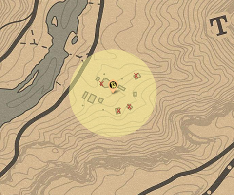 荒野大镖客2藏宝图1位置在哪攻略