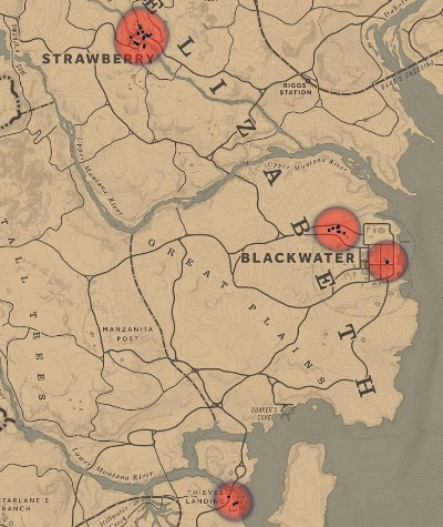 荒野大镖客2全特殊角色位置攻略揭秘