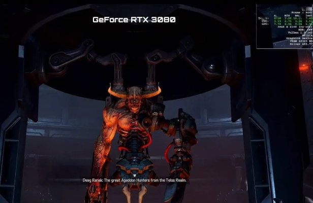 毁灭战士：黑暗时代RTX 5090演示