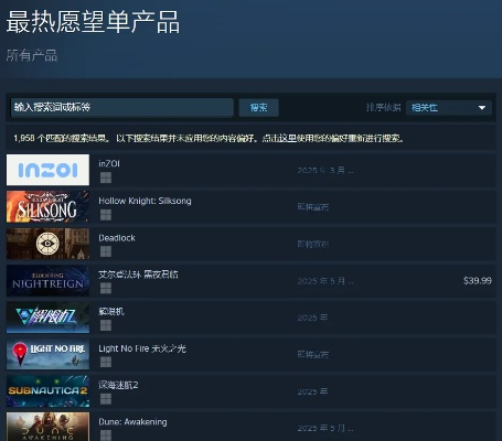 Steam销量榜新晋力作《inZOI》强势崛起