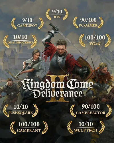 天国：拯救2荣登BAFTA最具影响力21款电子游戏榜单