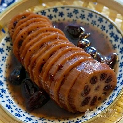 烟雨江湖蜜汁甜藕制作方法