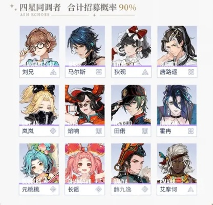 白荆回廊30抽选角色攻略