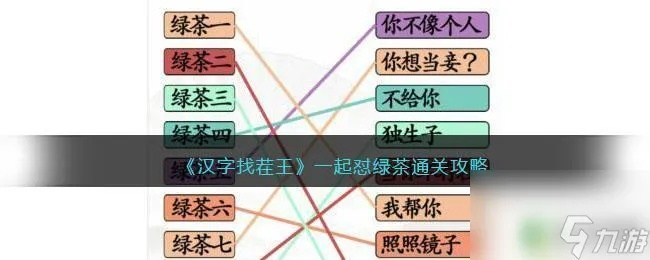 汉字找茬王攻略：绿茶挑战全解析