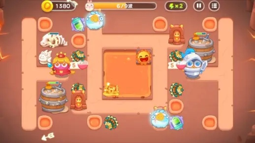 保卫萝卜4饿龙传说第57关通关攻略