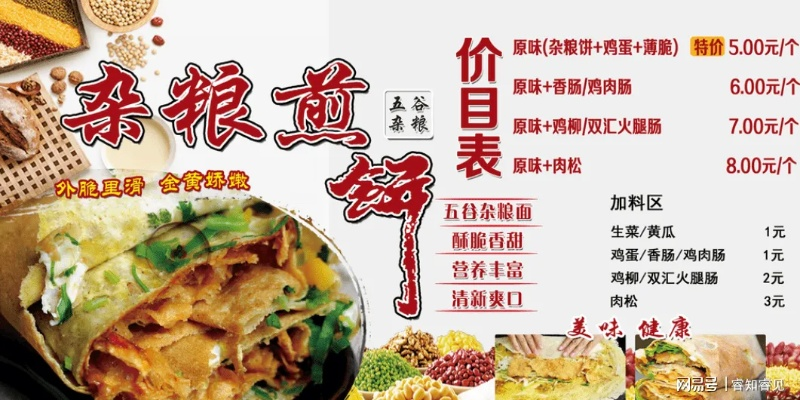 煎饼摊米粉食谱配方分享