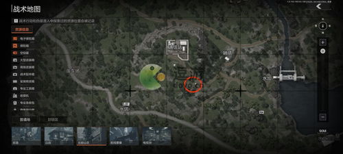 暗区突围南侧山石位置