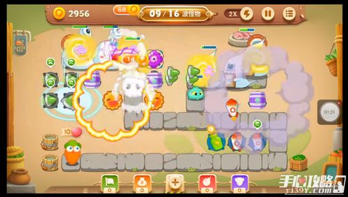 保卫萝卜4第18关冬季攻略，满星通关秘籍