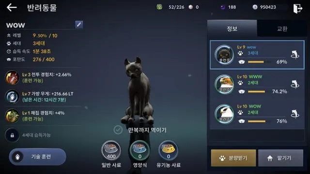 黑色沙漠手游宠物升级攻略