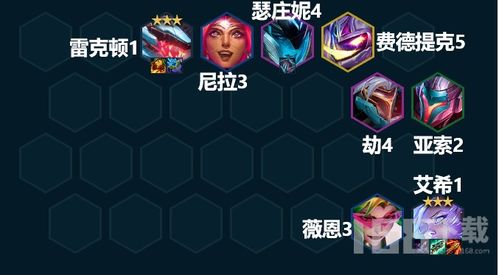 金铲铲之战442希维阵容搭配攻略