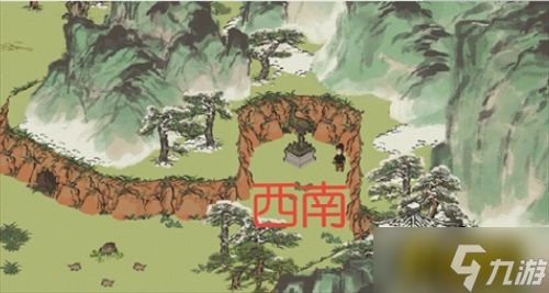 江南百景图徽行古道荷花位置查询