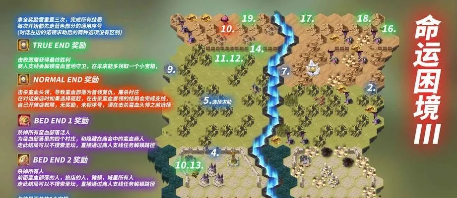 剑与远征干涸漠土攻略路线图