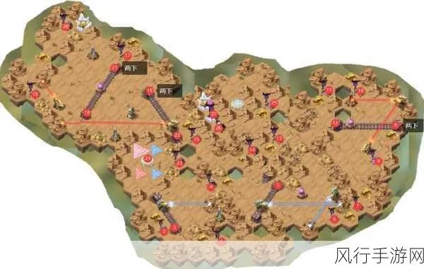 剑与远征干涸漠土攻略路线图