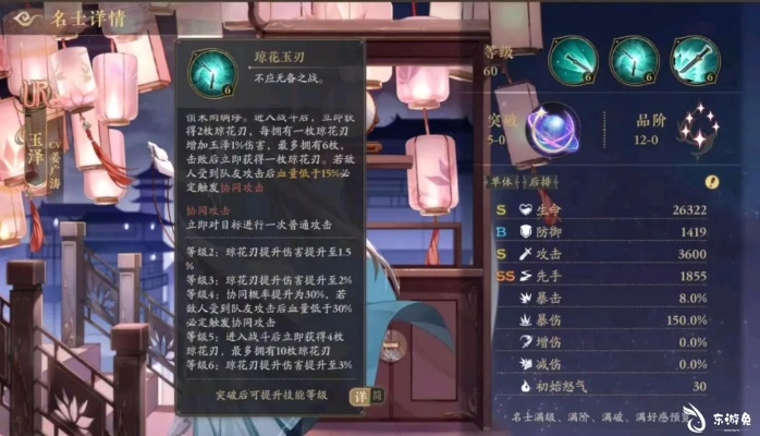 花亦山心之月玉泽四艺搭配攻略