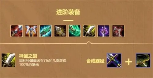 金铲铲之战神圣之剑合成攻略