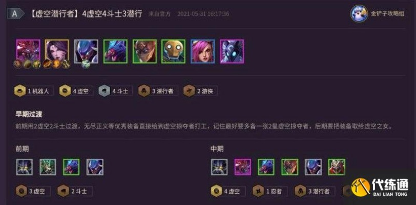 金铲铲之战虚空刺玩法攻略