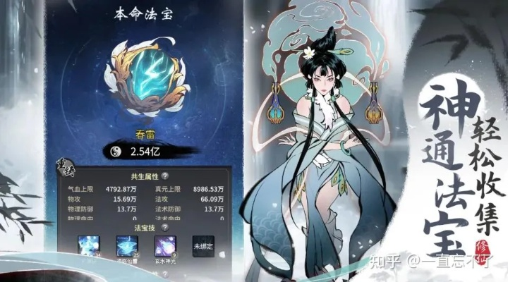 一念逍遥龙吉公主角色属性解析