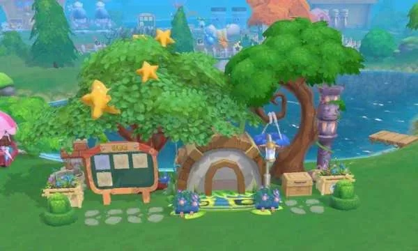 摩尔庄园手游简约镜子 家园装饰必备