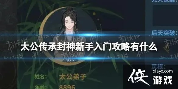 太公传承新手攻略 新手加点必看