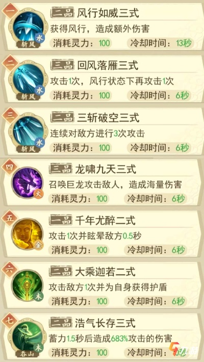 云端问仙龙啸九天招式玩法解析