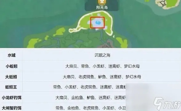 小森生活对虾位置介绍