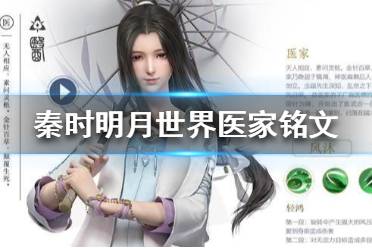 秦时明月医家铭文搭配技巧