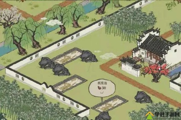 江南百景图原料纸位置