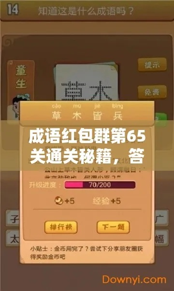 成语红包群第65关攻略揭秘