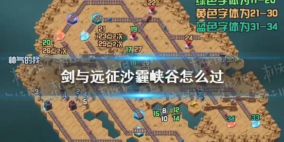 剑与远征沙霾峡谷攻略：副本路线详解