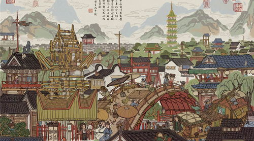 江南百景图千树梨花建筑故事