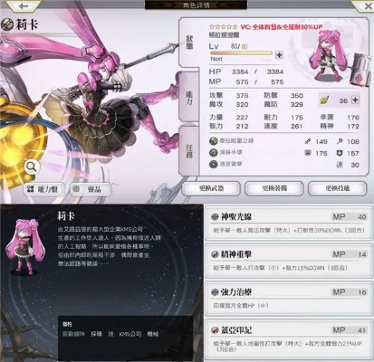 伊甸园露露莉卡技能属性解析