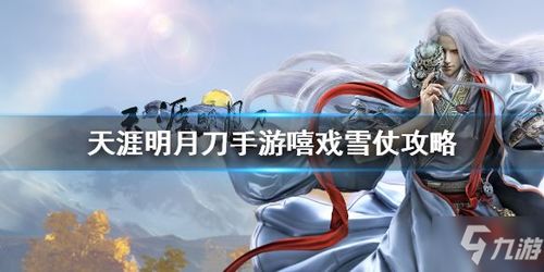 天涯明月刀手游嘻戏雪仗玩法攻略