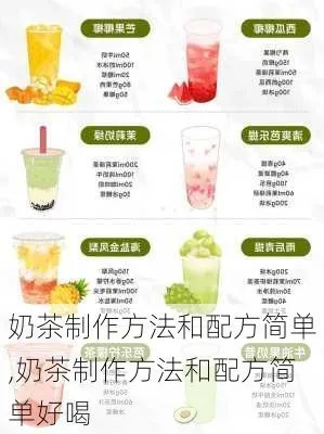 网红奶茶配方揭秘：奶茶制作攻略核心技巧