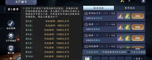 天涯明月刀手游天龙战场积分获取攻略