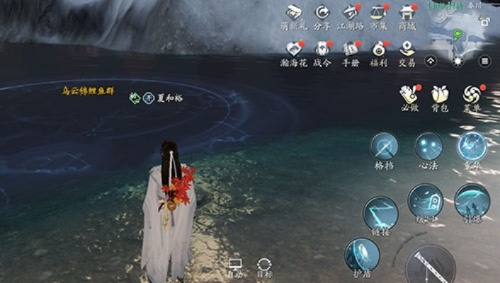 天涯明月刀手游锦鲤群分布地点