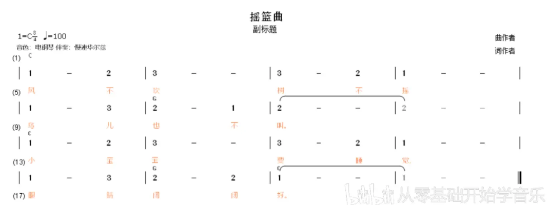 光遇摇篮曲简谱弹奏教程