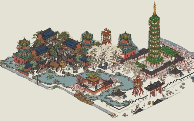 江南百景图应天府琉璃宝塔布局摆放技巧