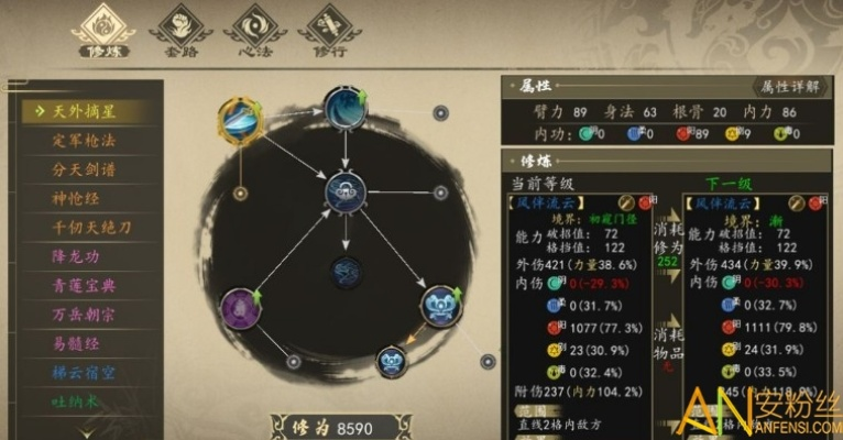 下一站江湖心法属性解析，心法系统核心揭秘