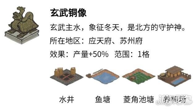 江南百景图玄武雕像获取方法 玄武铜像位置与效果