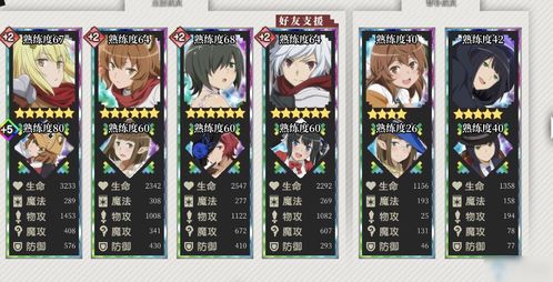 地城邂逅记忆憧憬战斗指挥官亚丝菲属性技能图鉴