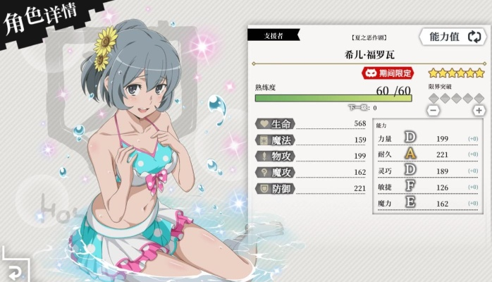 地城邂逅，记忆憧憬，鹿岛角色属性技能解析