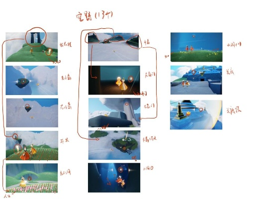 光遇全图揭秘：小金人数量大揭秘