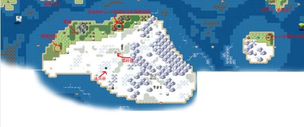 大千世界：死马老人所在岛屿位置坐标