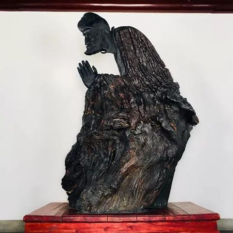 大千世界佛门达摩雕像之妙用