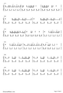 光遇《Stay with Me》乐谱推荐，数字简谱分享