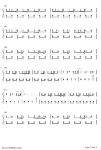 光遇白羊钢琴曲谱推荐，数字简谱分享