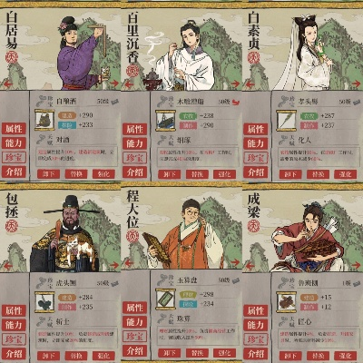 江南百景图太极图珍宝适用角色