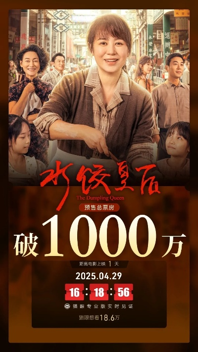《水饺皇后》票房破亿：春节档国产片票房第三