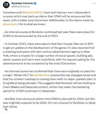 《GTA6》延期被调侃!达美乐披萨：我们交货快！